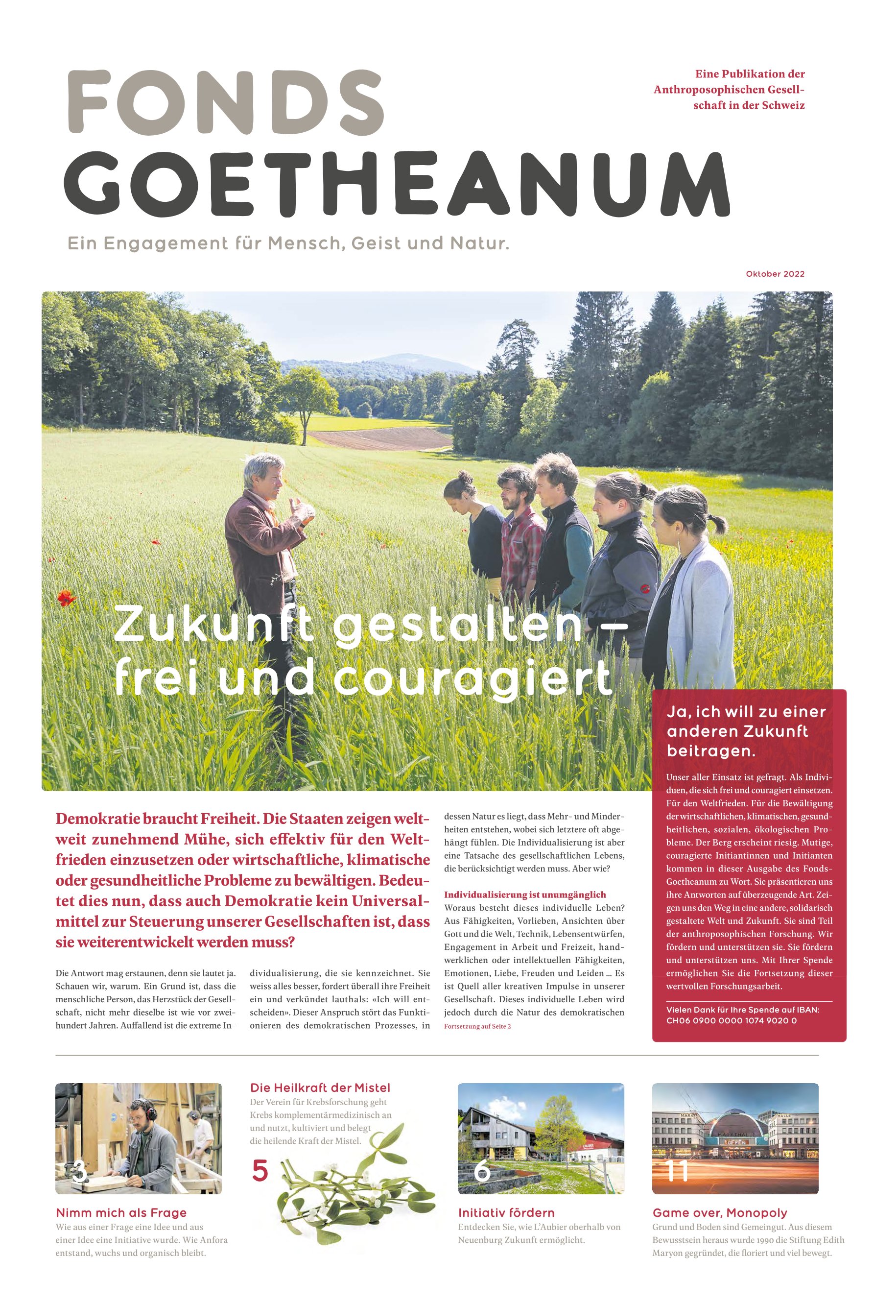 Zukunft gestalten